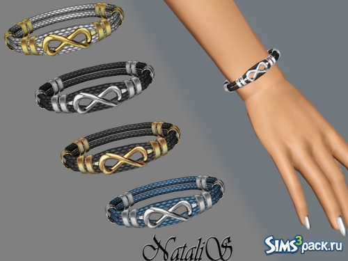 Браслет Braided infinity leather от NataliS