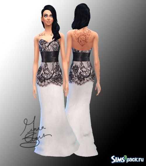 Женское платье Black and White от ginnasims