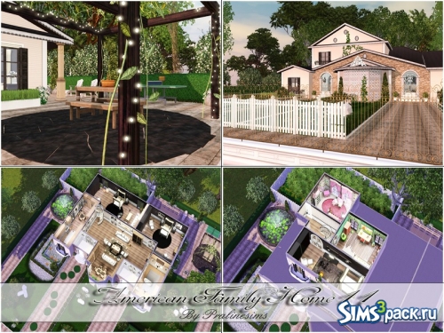 Дом American Family Home 11 от Pralinesims