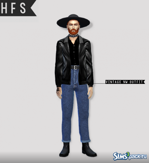 Коллекция одежды NIGHT WORK от Hautfashionsims4