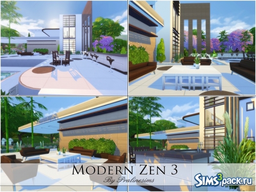 Дом Modern Zen 3 от Pralinesims