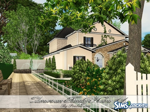 Дом American Family Home 11 от Pralinesims