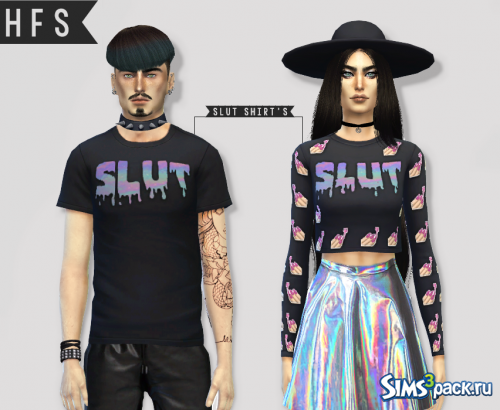 Коллекция одежды NIGHT WORK от Hautfashionsims4