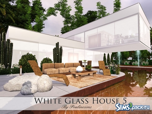 Дом White Glass 5 от Pralinesims