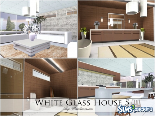 Дом White Glass 5 от Pralinesims