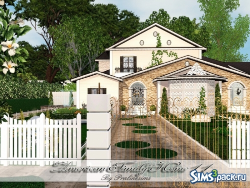 Дом American Family Home 11 от Pralinesims