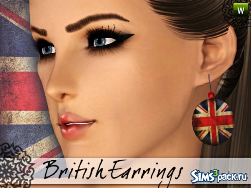 Сережки British от Metens