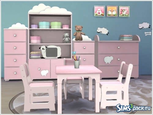 Набор мебели "Kids room 'Baby sheep" от Severinka