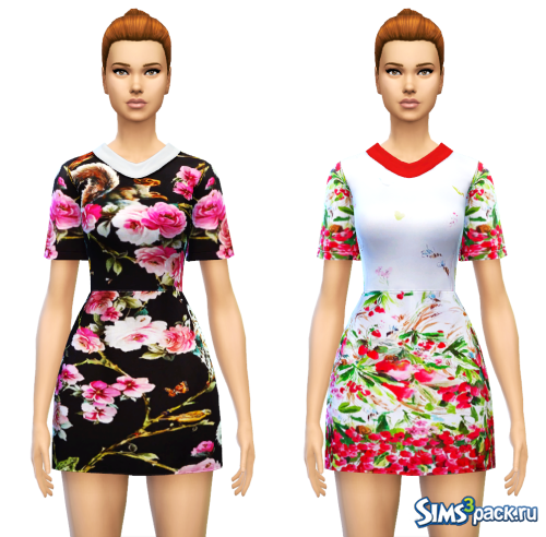 Платья CollaredSmock от Sim4ny