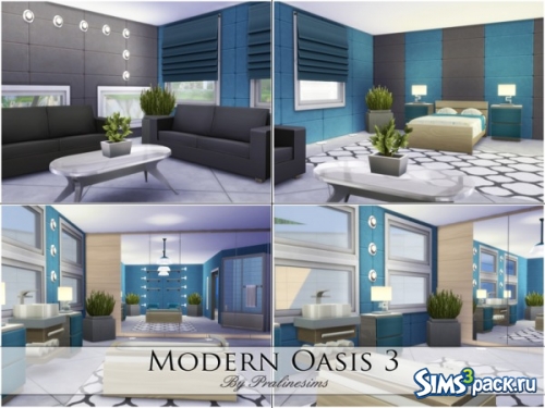 Дом "Modern Oasis 3" от Pralinesims