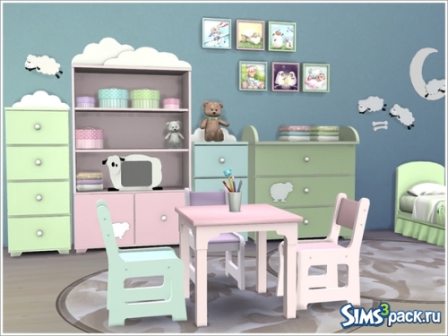 Набор мебели "Kids room 'Baby sheep" от Severinka