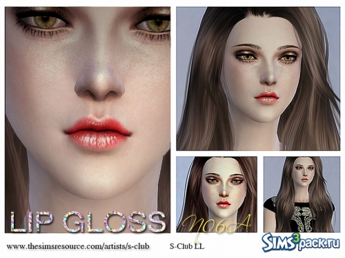 Губная помада LL thesims4 Lipstick F06A от S-Club