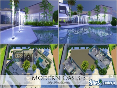 Дом "Modern Oasis 3" от Pralinesims