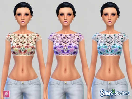 Топ "Floral Crop Tops Set" от Alexandra_Sine