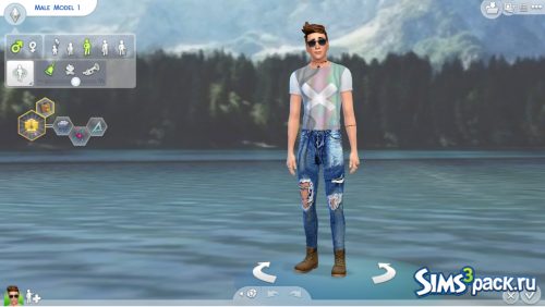 CAS Outdoors Recolor от La Belle Sims