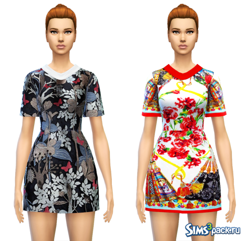 Платья CollaredSmock от Sim4ny