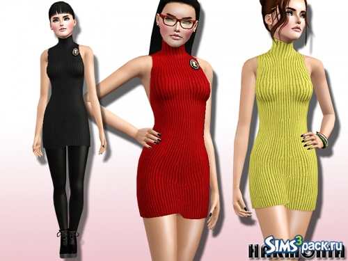 Платье Sleeveless Turtleneck Sweater от Harmonia