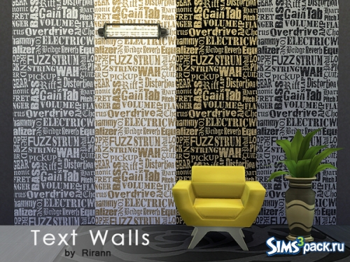 Обои "Text Walls" от Rirann