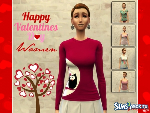 Набор одежды "Valentine's day owl women" от Bettyboopjade