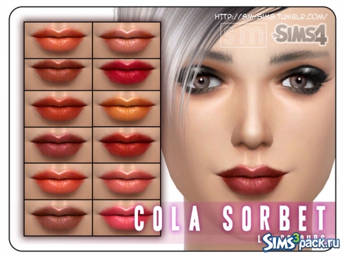 Помада Cola Sorbet Lip Recolours от Screaming Mustard