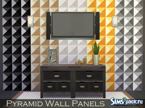 Обои "Pyramid Wall Panels" от Rirann