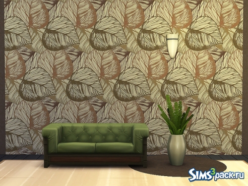 Обои "Leaves Modern Design Wallpaper" от Rirann