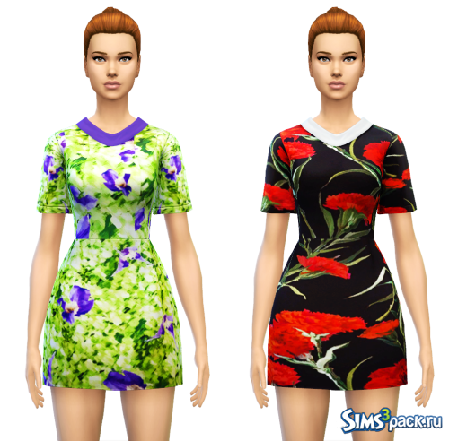 Платья CollaredSmock от Sim4ny