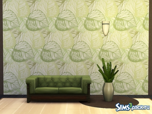 Обои "Leaves Modern Design Wallpaper" от Rirann