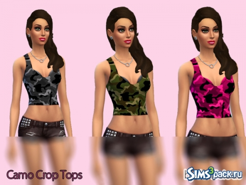 Топ "Camouflage Crop Tops" от jedilemma