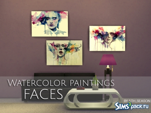 Картины "Watercolor paintings FACES" от 5th_Season