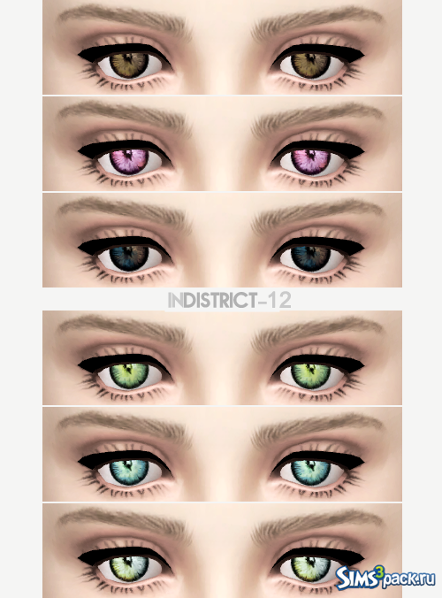 Линзы Mermaid ND Eyes от Indistrict12