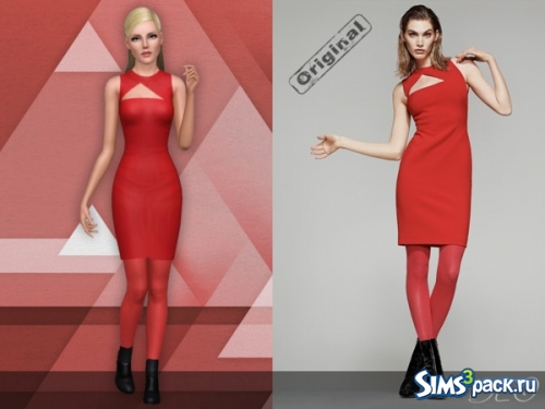 Женское платье &quot;Asymmetric cut out dress&quot; от BEO