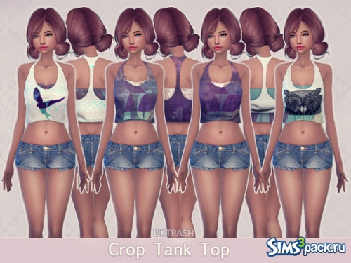 Топ Crop Tank Top от UKTRASH