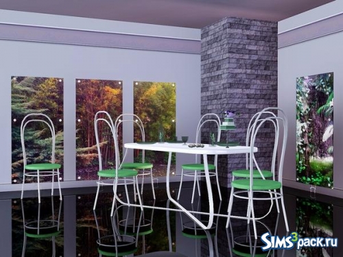 Столовая "Fresh Green Dining" от Flovv