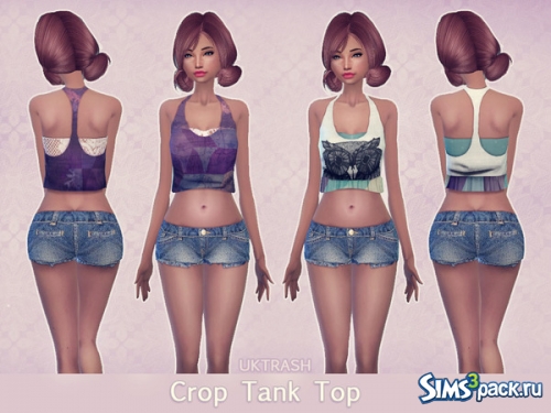 Топ Crop Tank Top от UKTRASH