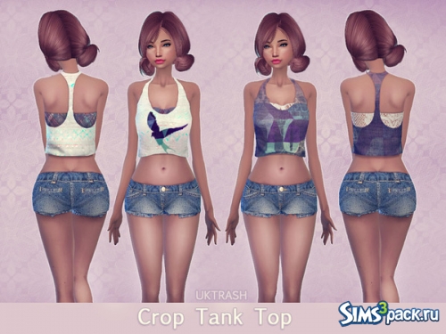 Топ Crop Tank Top от UKTRASH