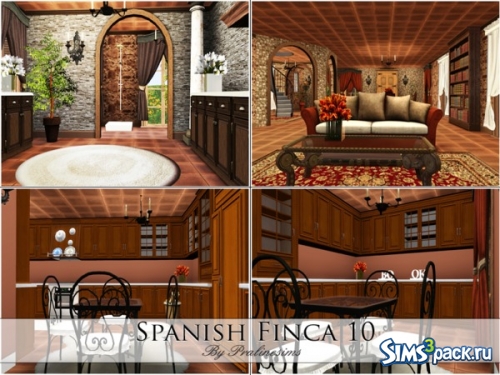 Дом &quot;Spanish Finca 10&quot; от Pralinesims