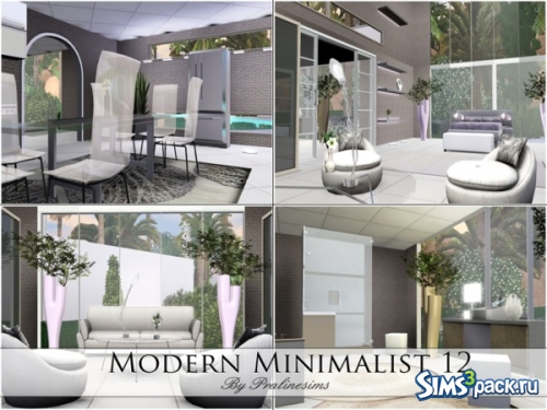 Дом "Modern Minimalist 12" от Pralinesims