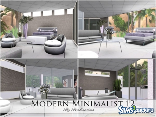 Дом "Modern Minimalist 12" от Pralinesims