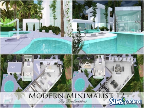 Дом "Modern Minimalist 12" от Pralinesims