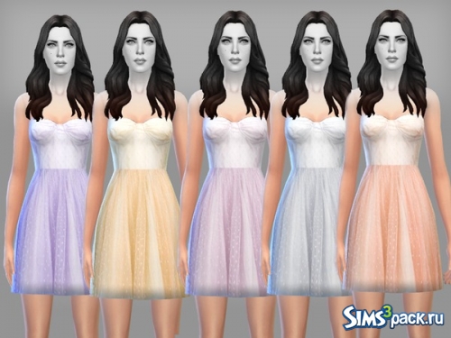 Платье Luna - dress in 6 pastel colors от -April-