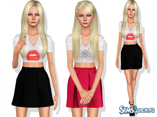 Платье для подростков &quot;Teen Kiss dress&quot; от CherryBerrySim