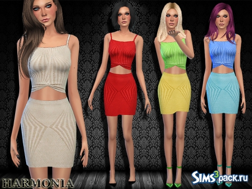 Платье Gathered Two Piece Bodycon от Harmonia