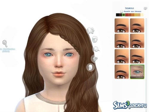 Брови для детей &quot;WM thesims4 Eyebrows10 CF&quot; от S-Club