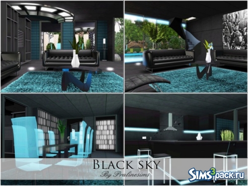 Дом &quot;Black Sky&quot; от Pralinesims