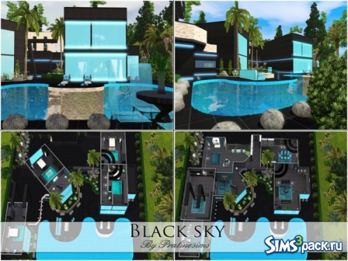 Дом &quot;Black Sky&quot; от Pralinesims