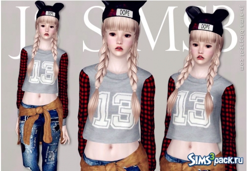 Топ LONG-SLEEVES от JS Sims