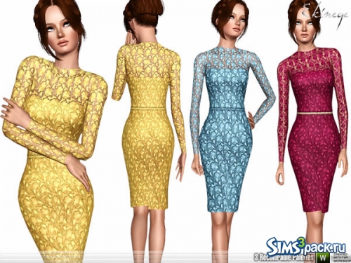 Женское платье "Floral Lace Dress" от ekinege