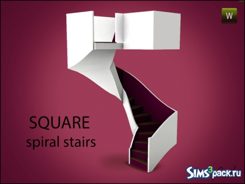 Лестница &quot;Square Spiral Stairs&quot; от Gosik