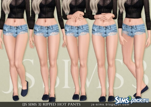 Шорты Ripped Hot Pants от JS SIMS